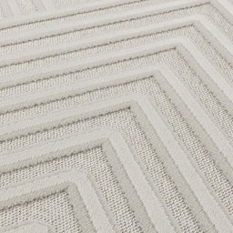 Tapete Sisal Chevron Capadócia 4,00x3,00m Pemogo Cor:bege 339 - 4