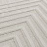 Tapete Sisal Chevron Capadócia 4,00x3,00m Pemogo Cor:bege 339 - 4
