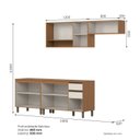 Ver imagem 4 de Cozinha Modulada Compacta 4 Peças com Aéreo Nicho Venaly