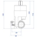 Ver imagem 3 de Base Monocomando Chuveiro Deca Dn20 3/4 - 4493000 4493.000