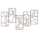Ver imagem 1 de Quadro de Parede Molduras 5 Peças em MDF-marrom