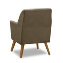 Ver imagem 5 de Poltrona Decorativa Bordada Magali Veludo Bege Capuccino Lansofbr