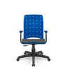 Cadeira Ergoplax Presidente Relaxplax Azul - 1