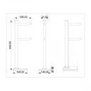 Ver imagem 3 de Papeleira de Chão 2 Hastes Bl6072 Ducon Metais