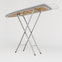 Ver imagem 3 de Tábua de Passar Roupas Dobrável Isabela com Tecido Térmico e Porta Ferro Prata