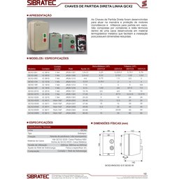 Chave Partida Magnetica 3 a 4 Cv 9-13a 220v Sibratec - 2