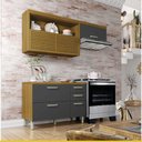 Ver imagem 1 de Cozinha 2 Peças 4 Portas 3 Gavetas Nesher Princesa Mdf