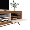 Ver imagem 6 de Rack TV 65 pol 180cm Orgânico 2 Portas Cecy Off White Z56 - Mpozenato