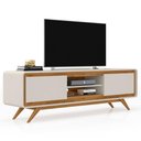 Ver imagem 2 de Rack TV 65 pol 180cm Orgânico 2 Portas Cecy Off White Z56 - Mpozenato