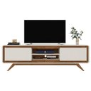 Ver imagem 5 de Rack TV 65 pol 180cm Orgânico 2 Portas Cecy Off White Z56 - Mpozenato