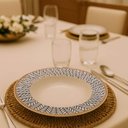 Ver imagem 3 de Kit 6 Pratos Fundos Porcelana Decorada 23cm Tramontina Abstratta Restaurante Mesa Posta