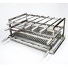 Grill Manual 6 Espetos Em Inox 430 Com Grelha Argentina - 1