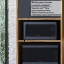 Ver imagem 7 de Armário de Cozinha com Balcão e Tampo 11 Portas 5 Gavetas Pérola 100% Mdf Vidro Reflecta Amêndoa/chu