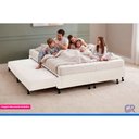 Ver imagem 2 de Cama Base c/Aux Queen Castor Poli Clean 158x198x27