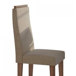 Conjunto Mesa Dafne Plus 160 Tampo de Vidro Móveis Lopas - 7 Conjunto Mesa Dafne Plus 160 Tampo de Vidro Móveis Lopas - 7