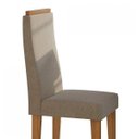 Ver imagem 7 de Conjunto Mesa Dafne Plus 160 Tampo de Vidro 6 Cadeiras Móveis Lopas