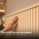 Ver imagem 3 de Kit 5 Barra Perfil 2 Metros Acabamento para Painel Ripado Slim