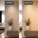 Ver mais imagens de Kit 5 Barra Perfil 2 Metros Acabamento para Painel Ripado Slim