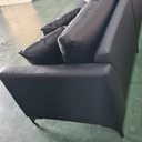 Ver mais imagens de Sofá Pierri | Pé Aço Carbono | Tecido Corano | 220cm | Preto