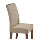 Ver imagem 7 de Conjunto Sala de Jantar Mesa Nevada Plus 130 Tampo de Vidro 8 Cadeiras Atacama Móveis Lopas