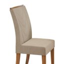 Ver imagem 7 de Conjunto Sala de Jantar Mesa Nevada Plus 130 Tampo de Vidro 8 Cadeiras Atacama Móveis Lopas