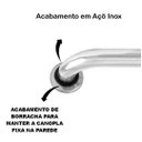 Ver imagem 5 de Barra Alças Apoio 30cm Idoso Deficiente Pne Cor Prateado