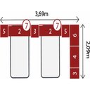 Ver imagem 4 de Jogo de Quarto Modulado Firenze de Solteiro Duplo Nogal Armário Ponte de Solteiro + Mesa Cabeceira