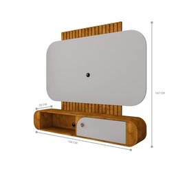 Suporte Tv 55 Polegadas Trindade Cinamomo Off-white - 2