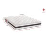 Colchão Casal Espuma D45 Max Saúde Premium 138x188x28 Reconflex - 2