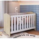 Ver imagem 1 de Berço Infantil Multifuncional 3 em 1 com Colchão Enc011 Linha Encanto Completa Móveis