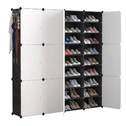 Organizador Modular 12 Portas Sapateira para 144 Calcados Quarto Closet Tenis Brinquedos - 1