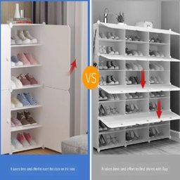 Organizador Modular 12 Portas Sapateira para 144 Calcados Quarto Closet Tenis Brinquedos - 6