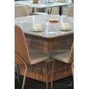 Ver imagem 6 de Jogo 2 Cadeiras Sala de Jantar Luxo Estofada Linho Areia