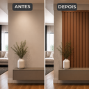 Ver imagem 7 de Kit 10 Barra Perfil de Acabamento para Painel Ripado 2m