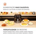 Ver mais imagens de Fritadeira sem Óleo Air Fryer Digital 5l Mondial Preto 2000w Af-50-dv 60hz 220v