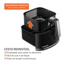 Ver imagem 4 de Fritadeira sem Óleo Air Fryer Digital 5l Mondial Preto 2000w Af-50-dv 60hz 220v