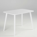 Ver imagem 7 de Conjunto Infantil de Mesa e 2 Banquinhos Torneados em Madeira Maciça Branco Acetinado