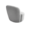 Poltrona Giratória Decorativa Tecido Boucle Cinza Isofá Móveis - 4