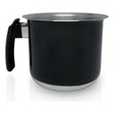 Ver imagem 2 de Conjunto Fervedor Alumínio Leiteira Canecão Café 3 Peças - Preto