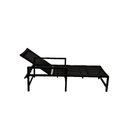 Ver imagem 1 de Espreguiçadeira Camilla Alumínio Tela Sling Cor Preto