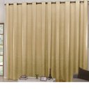 Ver imagem 1 de Cortina Sala Seda Amassada 3.00m X 2,50m Varão Simples:dourado