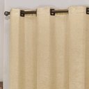 Ver imagem 2 de Cortina Sala Seda Amassada 3.00m X 2,50m Varão Simples:dourado