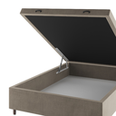 Ver imagem 2 de Base Box Bau Casal Cairo (43x138x188cm) Perola - Casa Giulia