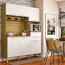 Ver imagem 1 de Cozinha Ambiente Montesa 6 Portas e 2 Gavetas Freijó Supremo - Kits Paraná