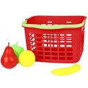 Ver imagem 1 de Super Feirinha Infantil Cestinha C/ 13 Peças Vermelho Usual 474