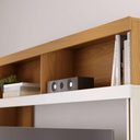 Ver imagem 5 de Estante Home para Tv até 65 Polegadas 2 Portas Belaya Freijó e Off White