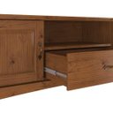 Ver imagem 4 de Sala de Estar Completa com Rack, Painel, Mesa de apoio e Cristaleira Móveis MPO