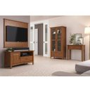 Ver imagem 1 de Sala de Estar Completa com Rack, Painel, Mesa de apoio e Cristaleira Móveis MPO