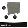 Cabeceira Casal de Cama Box Estofada Eliana 140 Cm Veludo - 6