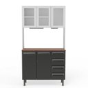 Ver imagem 5 de Armário de Cozinha 5 Portas 4 Gavetas Roma Colormaq